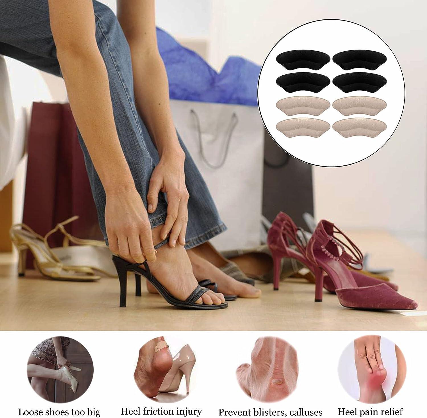 6 Pairs adjustable shoe filler heels for women sponge big toe plug Forefoot  Toe | eBay