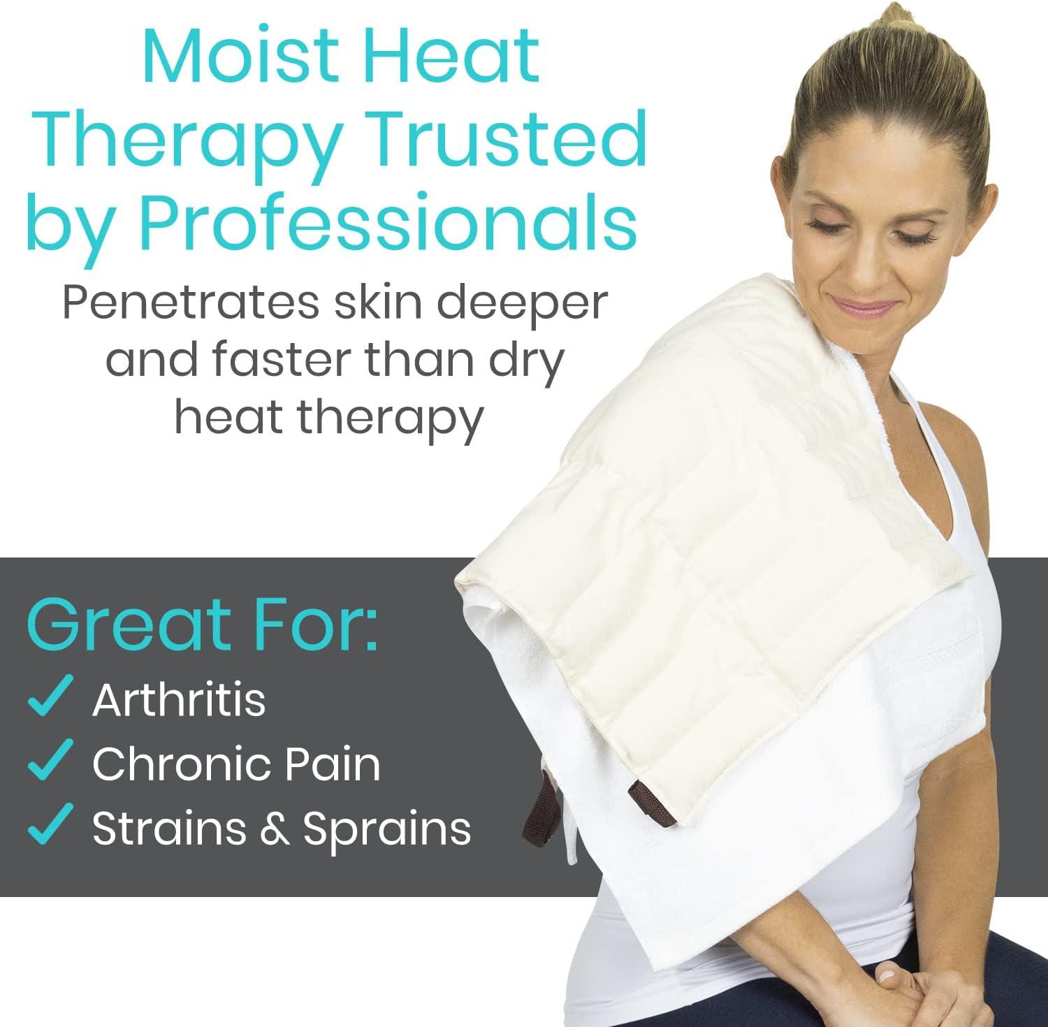 Vive Hydrocollator Contour Neck Pack Moist Heating Pad for Neck and