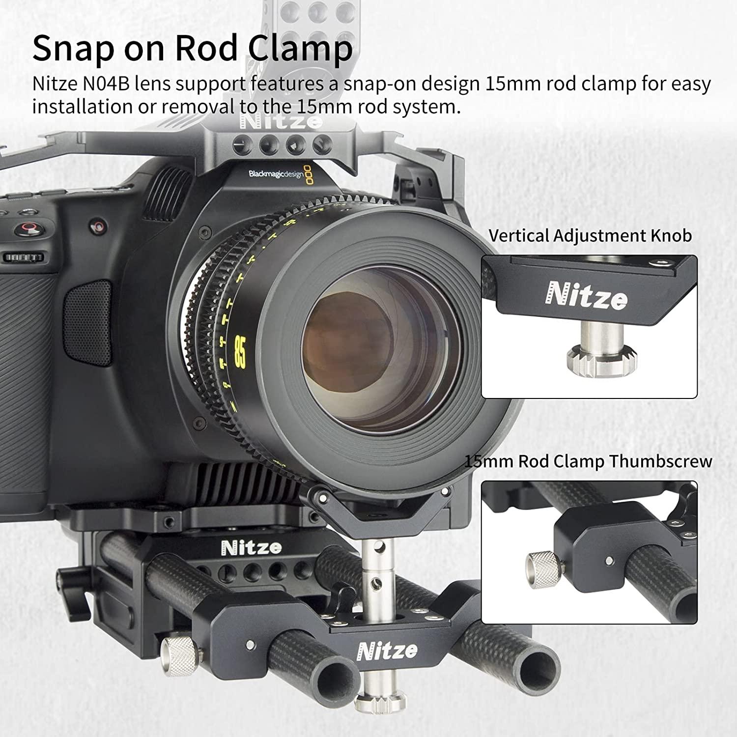 Nitze 15mm ユニバーサルレンズサポート Amazon.com : Nitze 15mm Universal Lens Support with Rolling