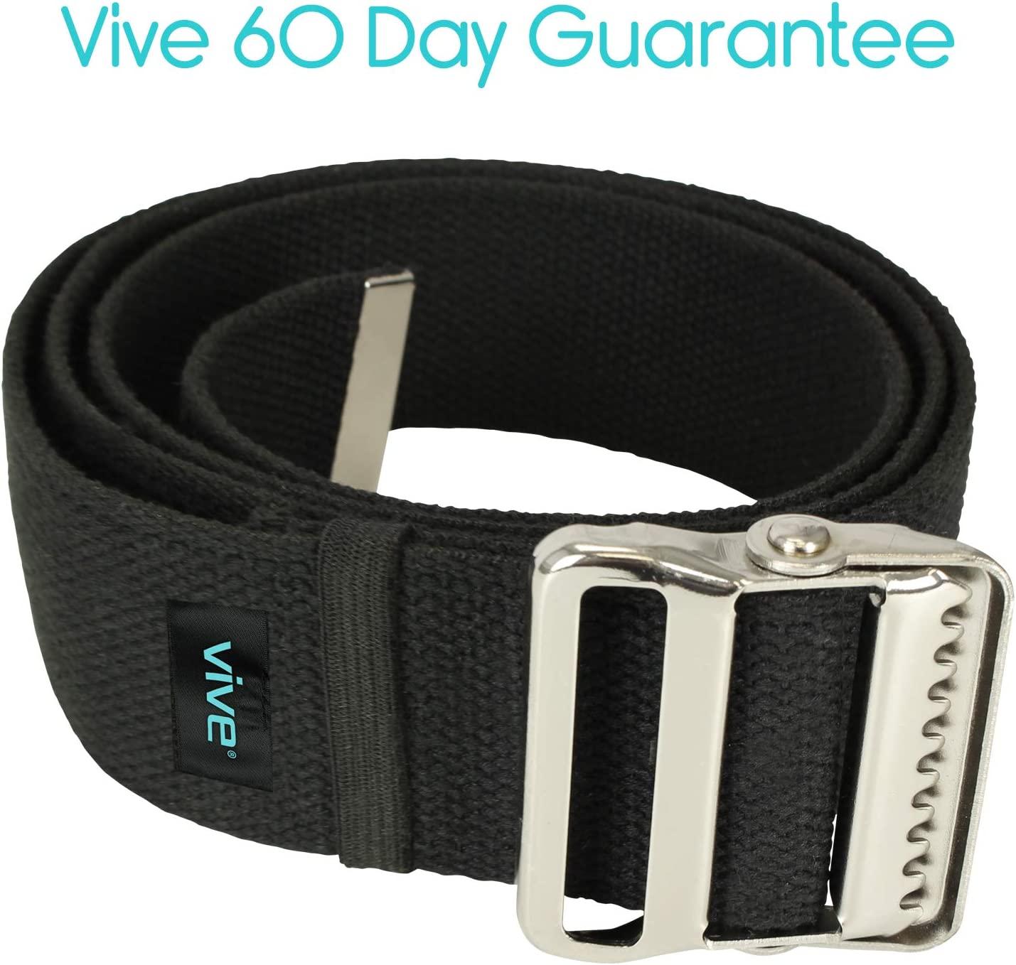 Vive Gait Belt (60 Inch) Transfer Assist Device for Seniors