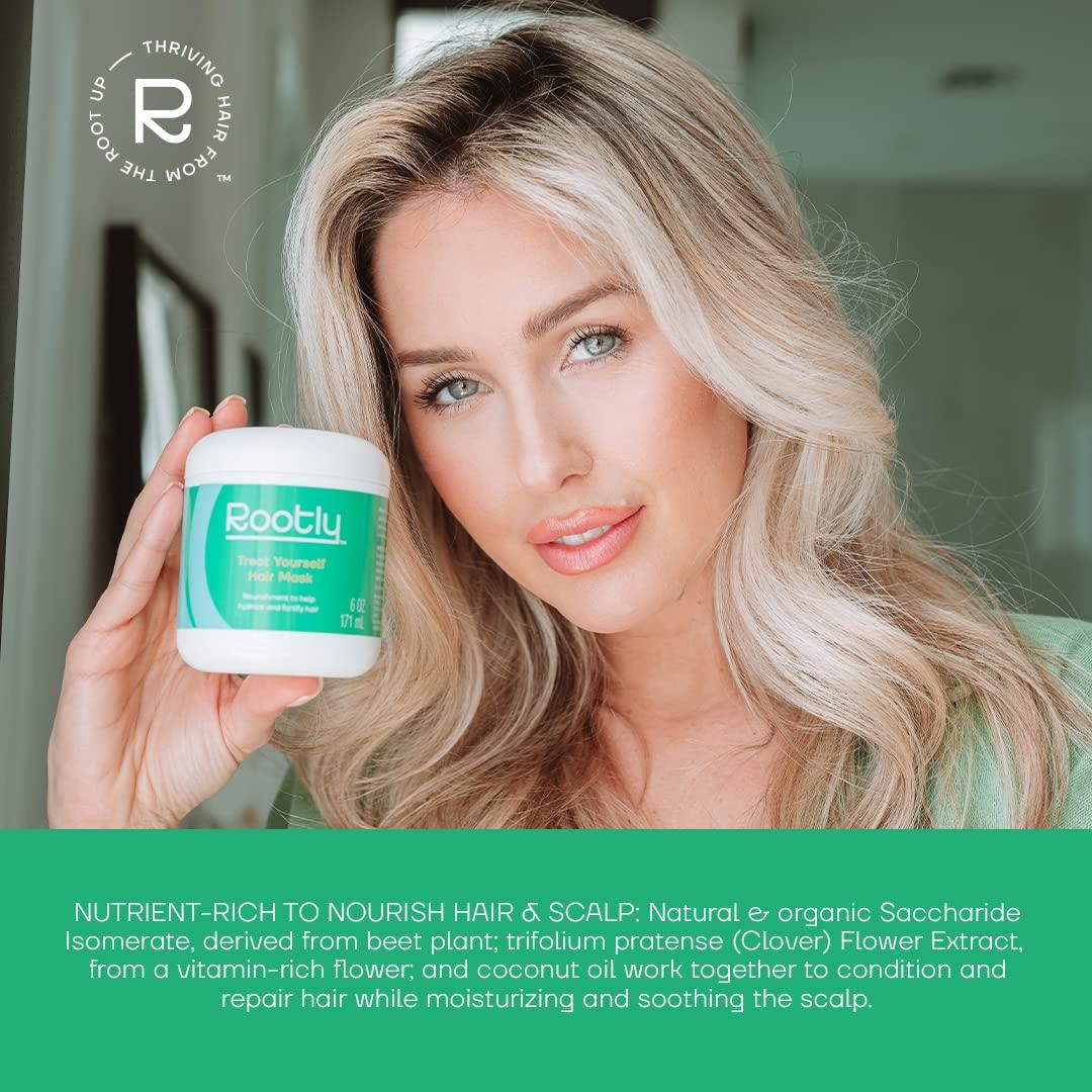 Rootly Hair Growth Repair Keratin Hair Treatment Mask 6 Oz Treat