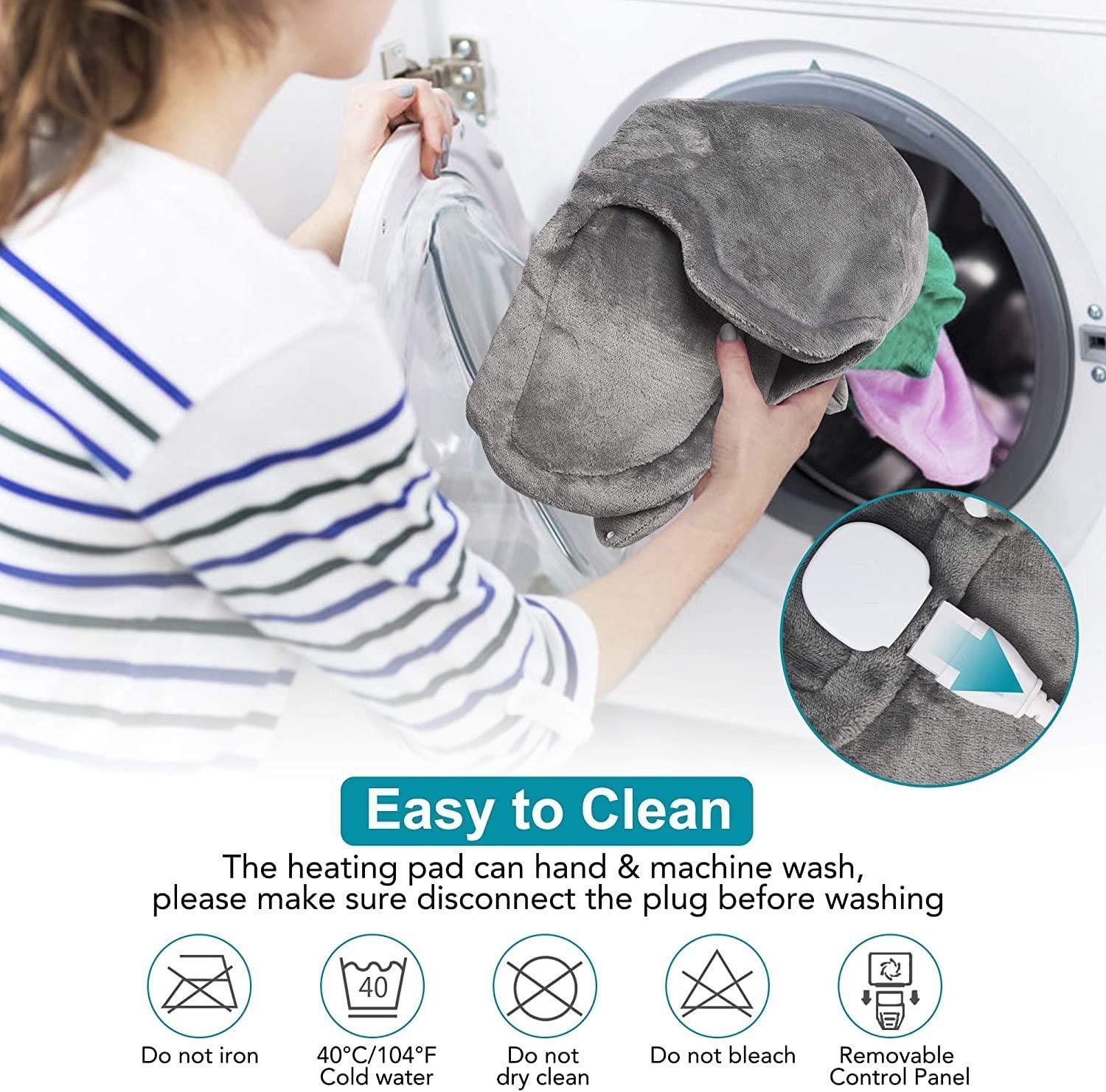 RENPHO Weighted Heating Pad for Back Pain Relief Fast Heating