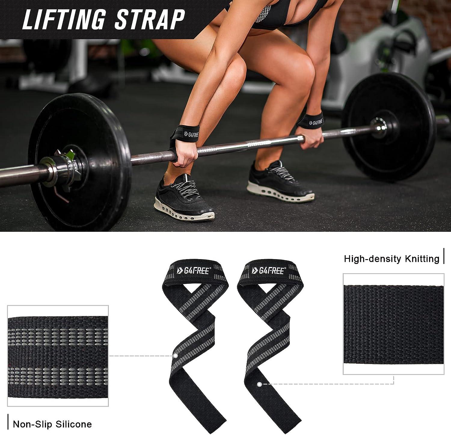 Squats Lifting With Resistance Bands G4Free 9Pcs Barbell Pad Set