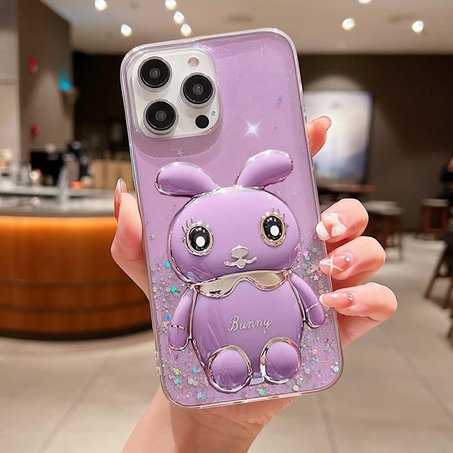 Buy Tivenfezk Nadoli Glitter Rabbit Stand Case for Oppo Realme C21