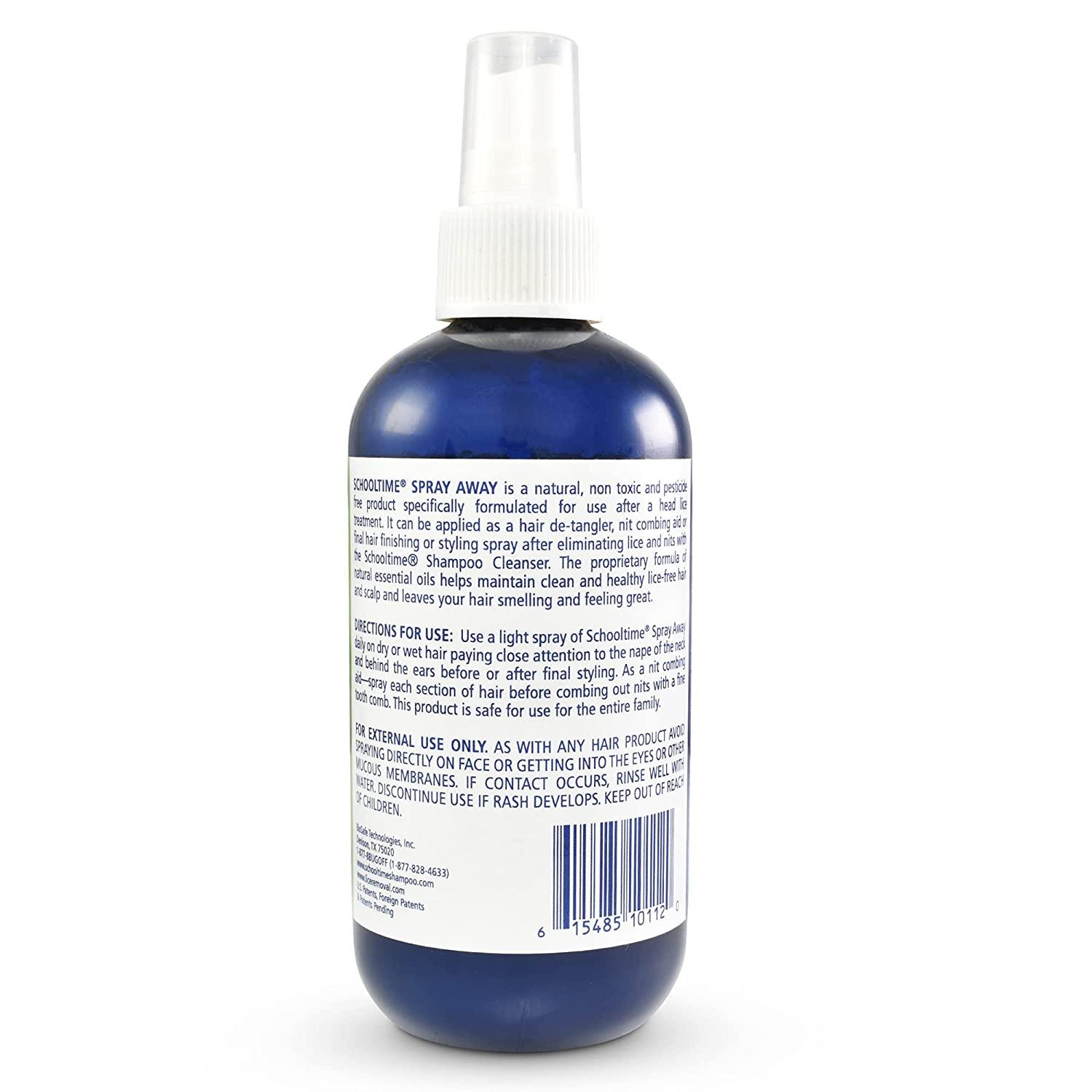 Schooltime After Lice Treatment Spray for Kids NonToxic LeaveIn
