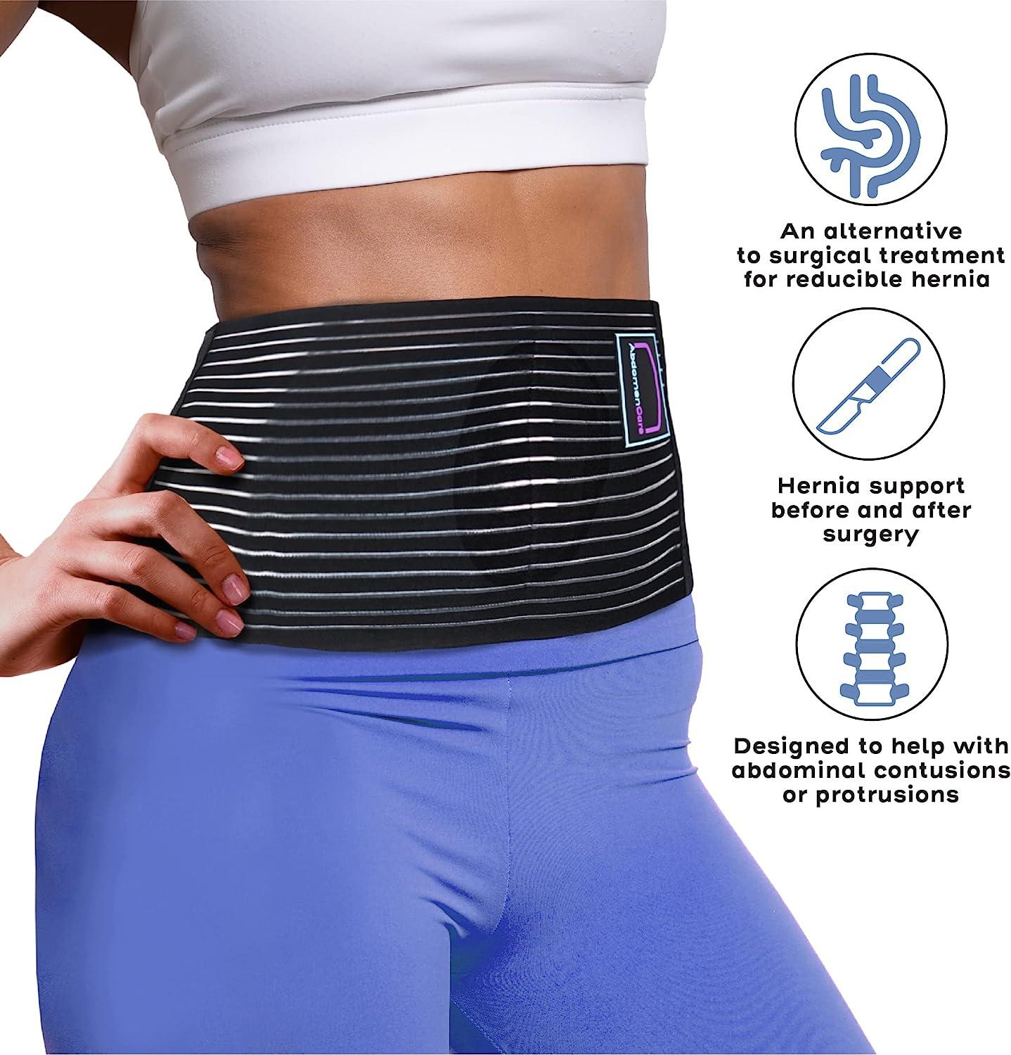 AbdomenCare Umbilical Hernia Belt for Men & Women Belly Button Binder