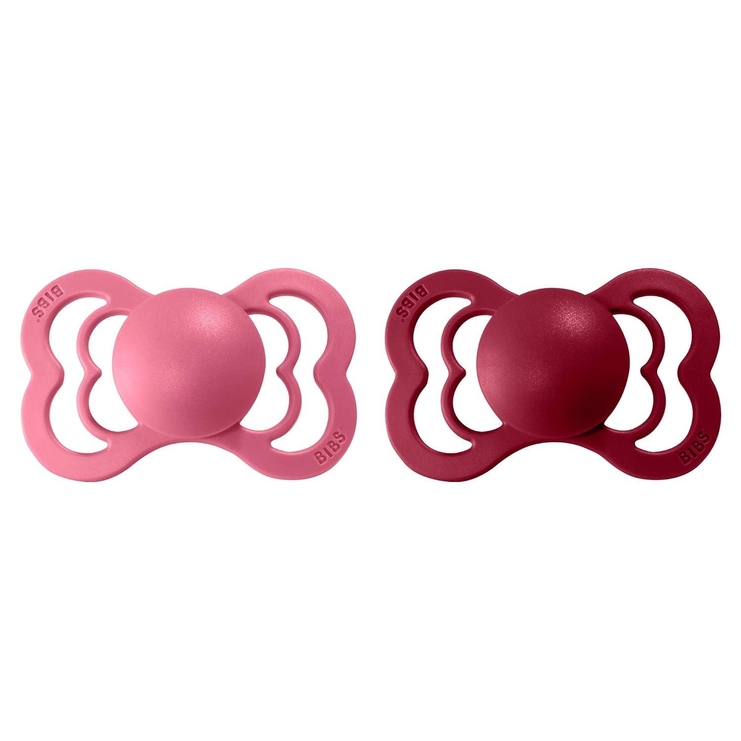 BIBS Supreme Baby Pacifier 2-Pack Made in Denmark BPA Free