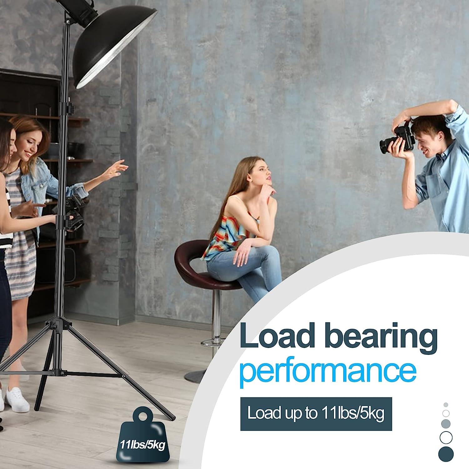 Emart 18-inch Ring Light with Stand, 65W Big Adjustable 3200-5500K LED Ringlight with Ultra-wide Lighting Area for Camera Photography, YouTube Videos, : EMART 18-inch Ring Light with Stand, 65W Big