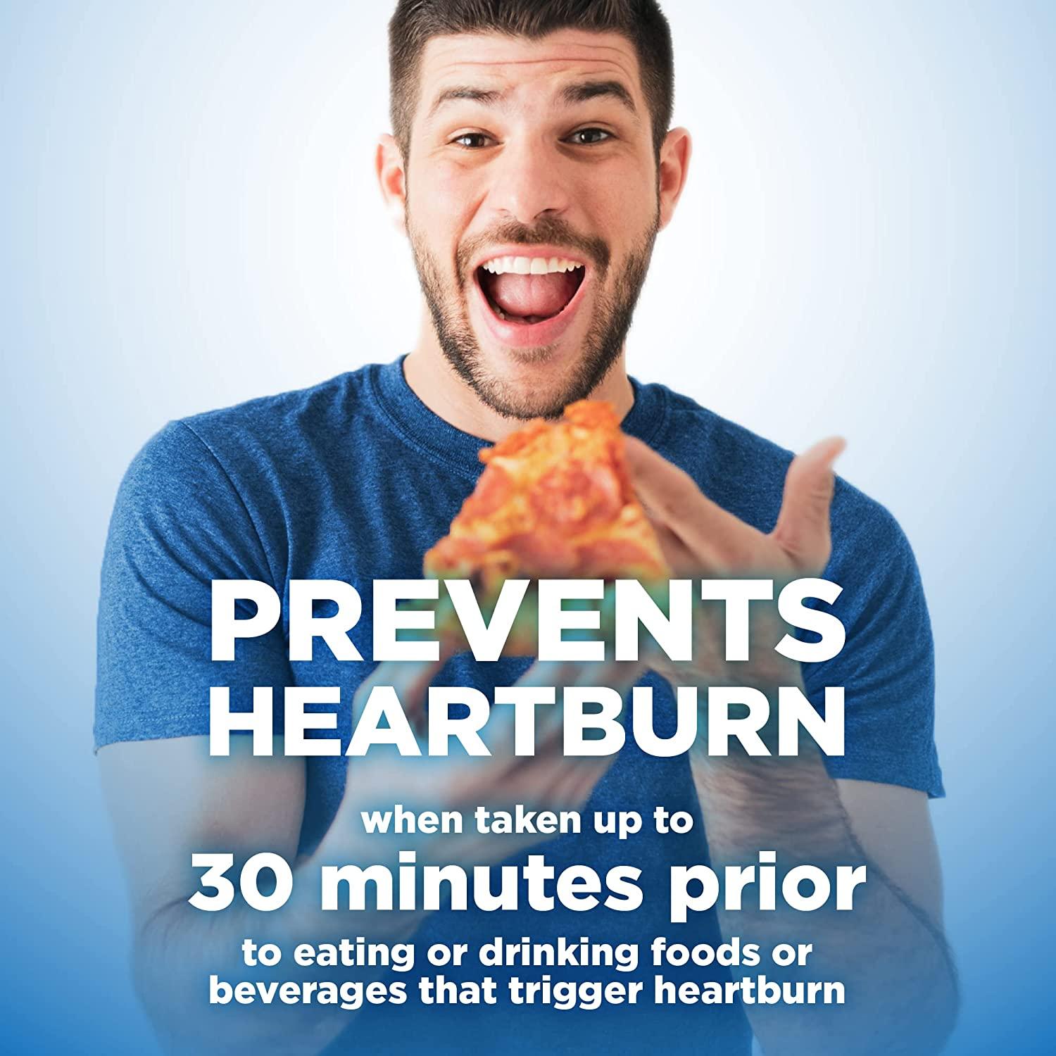 Amazon Basic Care Cimetidine Tablets 200 mg, Acid Reducer for Heartburn Relief, 120 Count