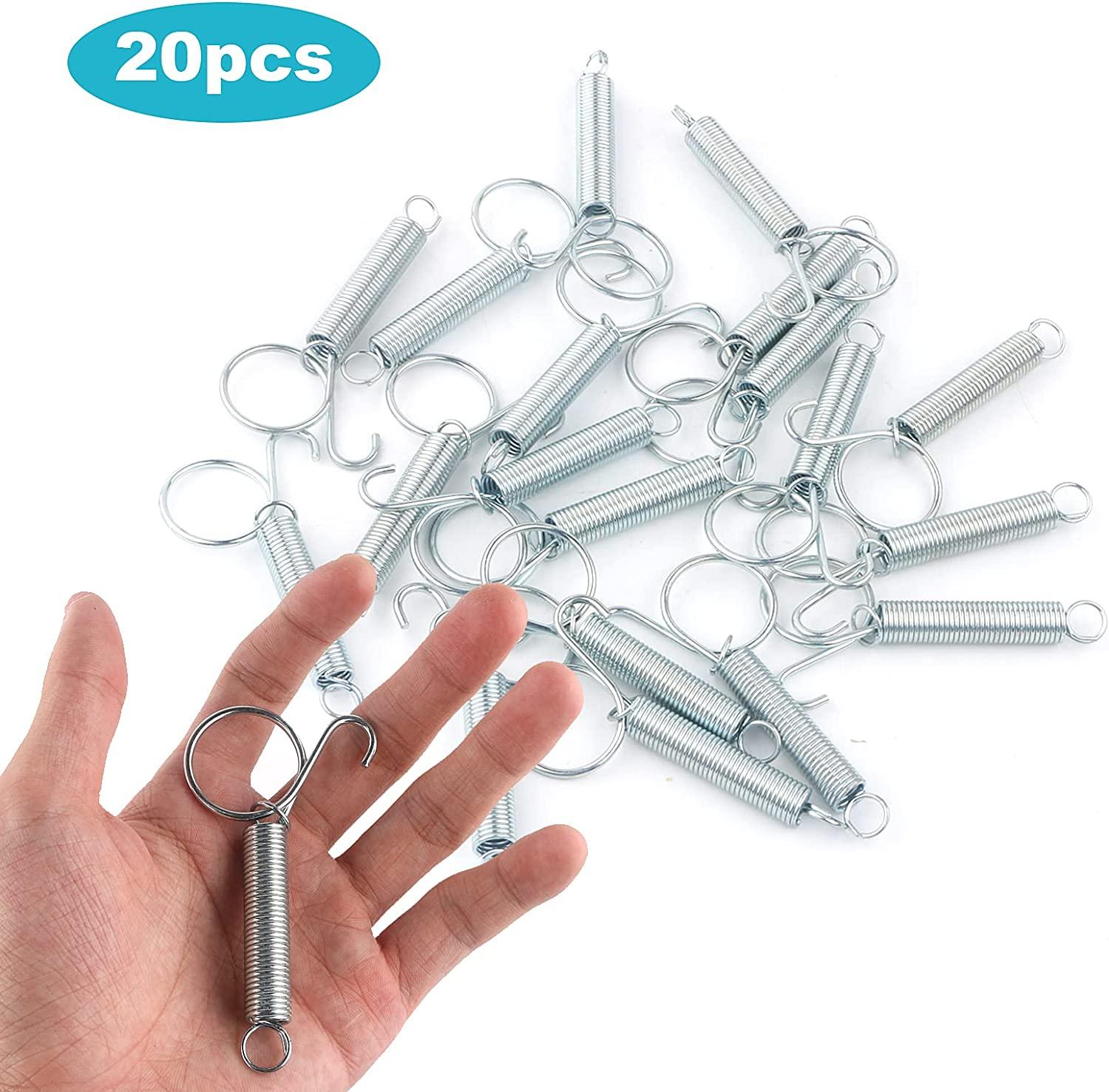 HOSUKKO 30pcs Trigger Snap Hooks, 360 Degree Swivel Spring Buckle Metal Swivel Clips Heavy Duty Snaps Hook for Pet Cages Chains