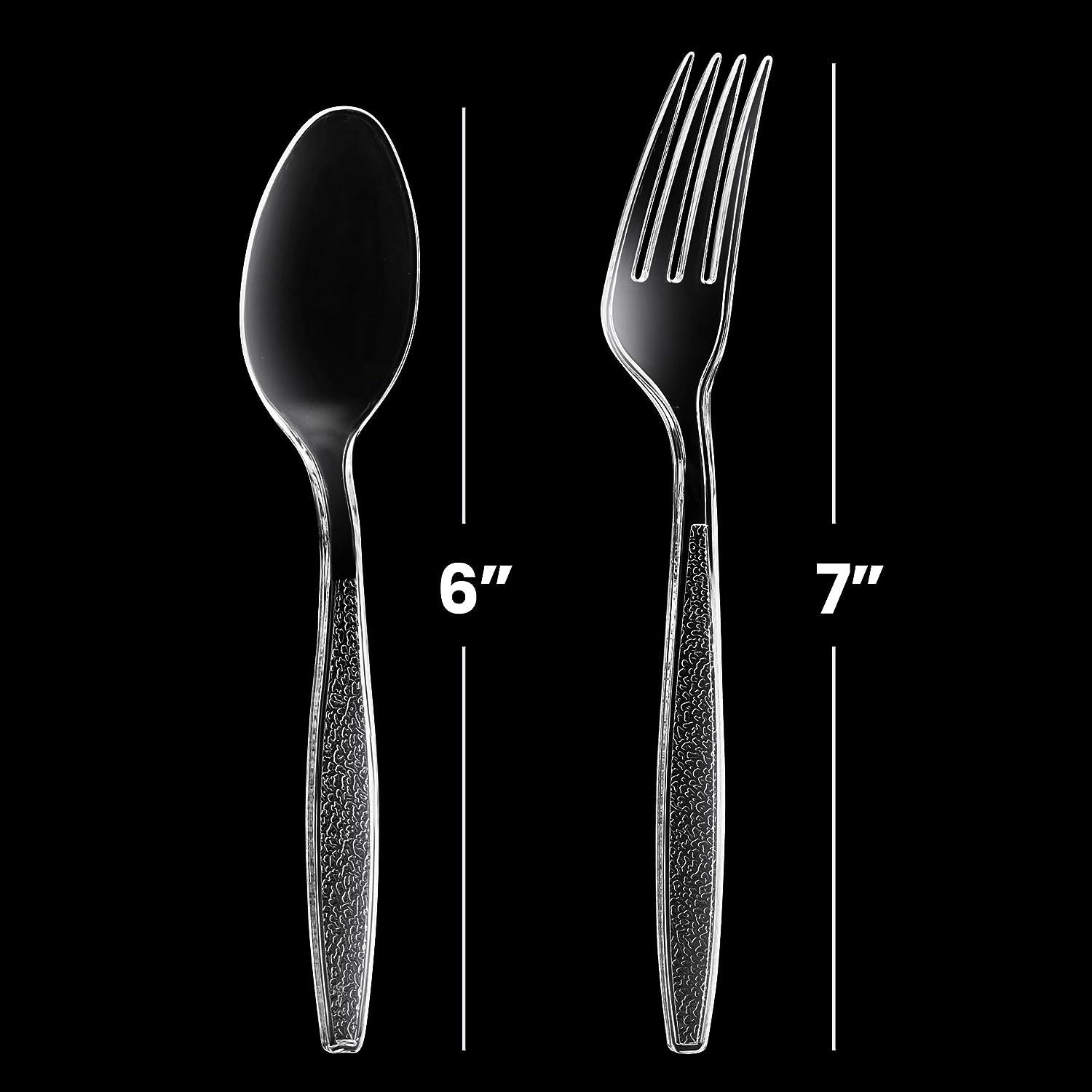 JoyServe portion control serving spoons - (8 piece set) restaurant