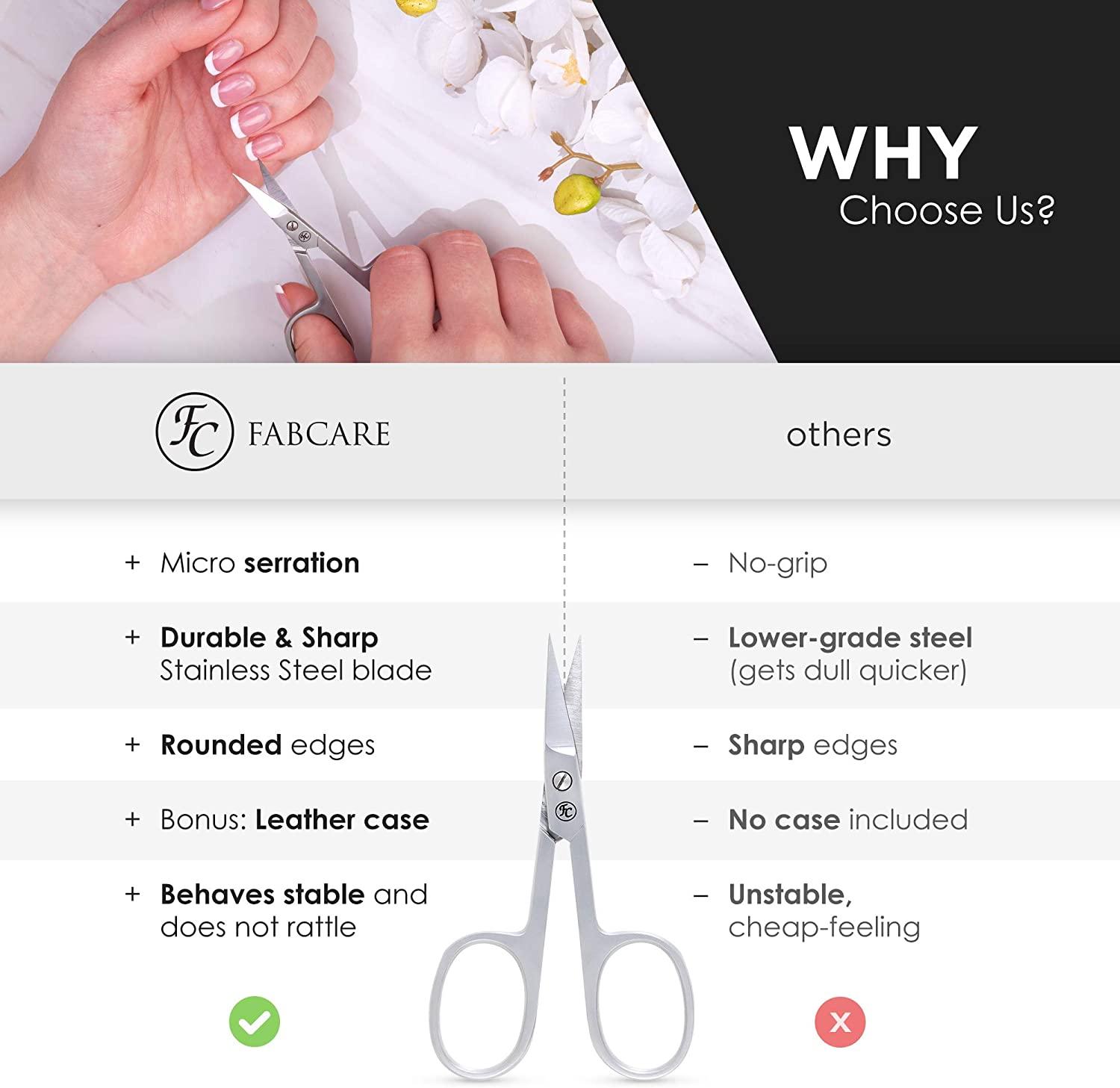 How to use sale curved nail scissors