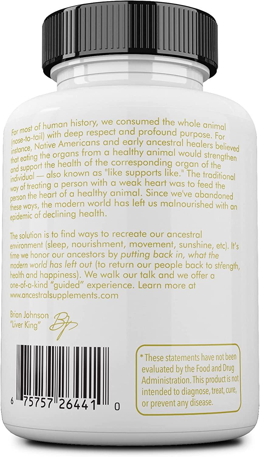 Ancestral Supplements Gallbladder w/ Ox Bile & Liver Supports