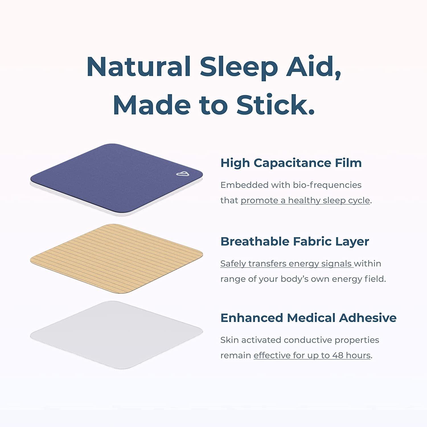 Vibrants Natural Sleep Aid Patches BioFrequency Sleep Aids for
