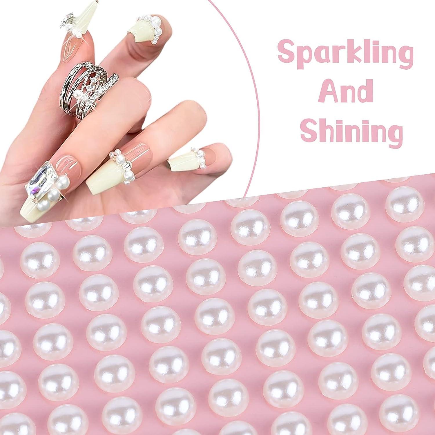  2032 Pcs Self Adhesive Hair Rhinestones and Hair Pearl Stick on  Pearls Sticker Gems for Hair, Rhinestones Stickers Bling Gems for Makeup  Face, Eye, Nail, Clothes Shoes Bags DIY Crafts 7