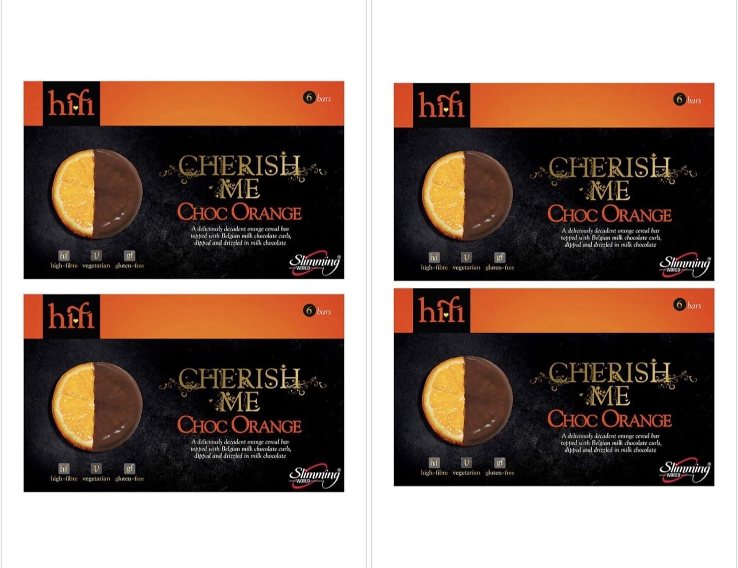 Slimming World Chocolate Orange HiFi Bars (4 Boxes 24 Bars)