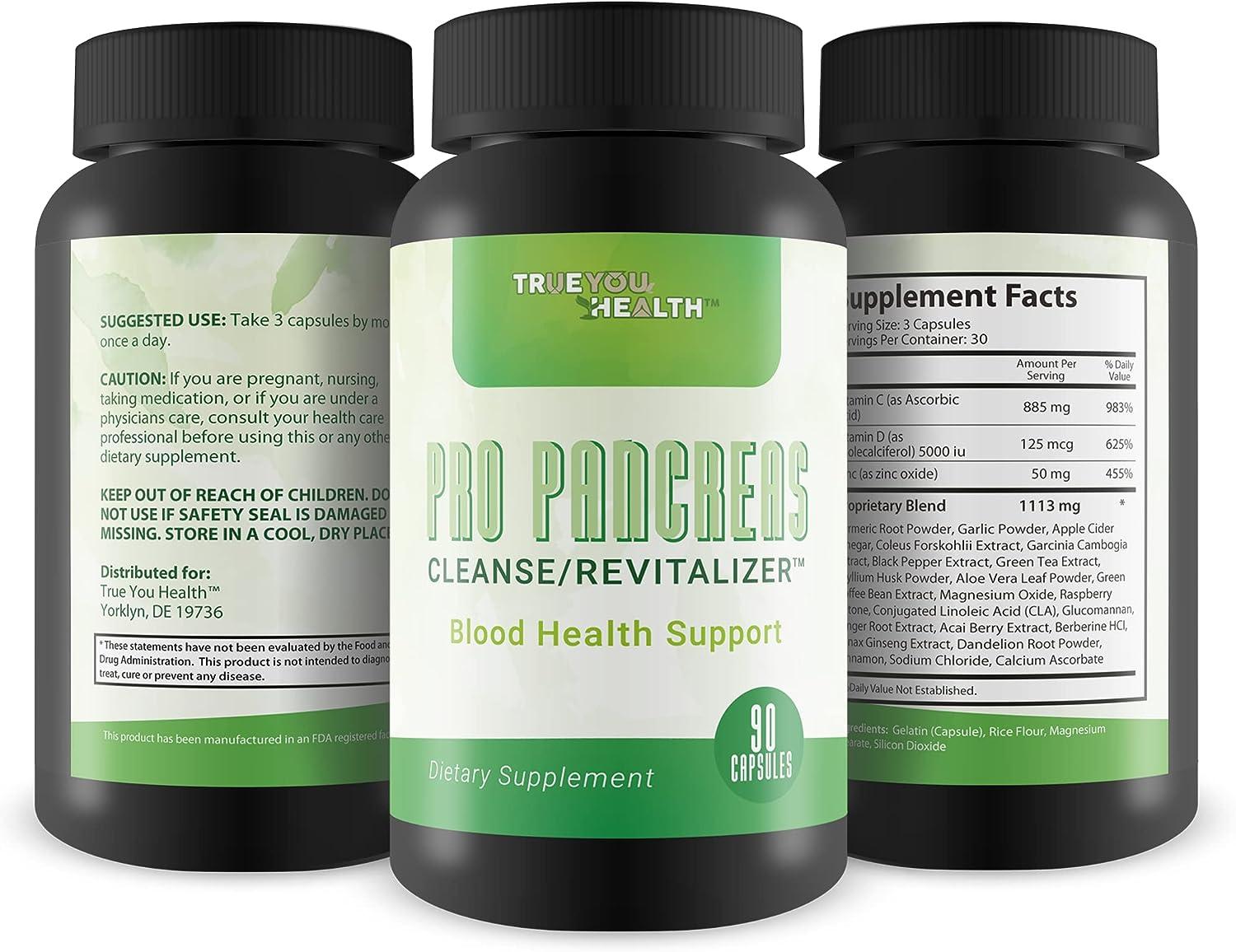 Pro Pancreas Cleanse/Revitalizer Support Pancreas and Blood Health