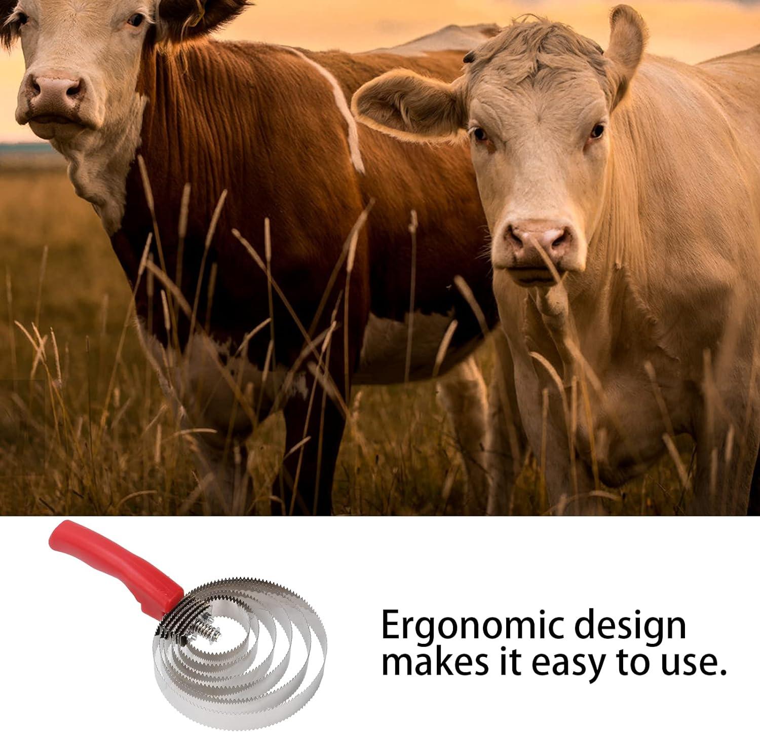 Horse Curry comb Stainless Steel Livestock Itching Brush Horse Shedding