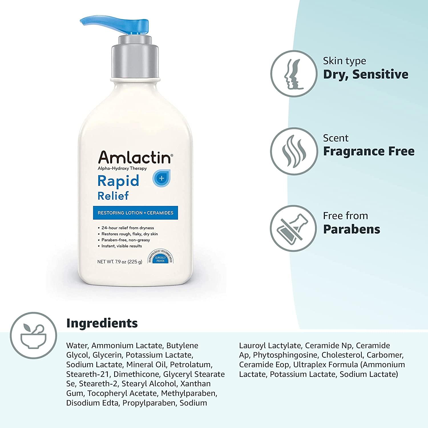 Amlactin Rapid Relief 15 Lactic Acid Restoring Lotion