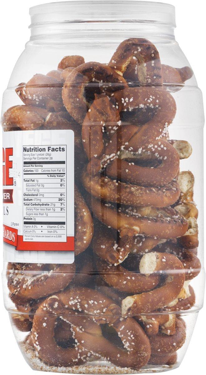 Wege of Hanover Sourdough Hard Pretzels (28oz Barrel)