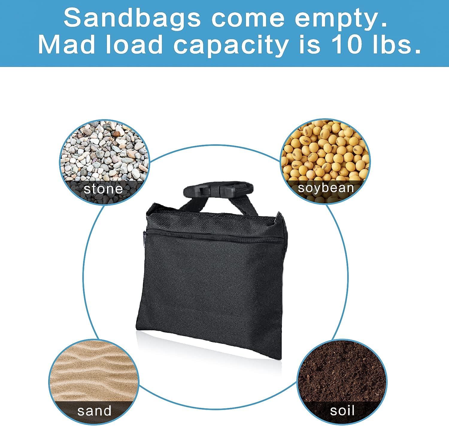 Sand Bags  12 Pack  Empty Sandbags With Ties, Heavy Duty, UV Treated 14 X 25 Non Slip Empty Bags For Sand 12 Pack - View #6