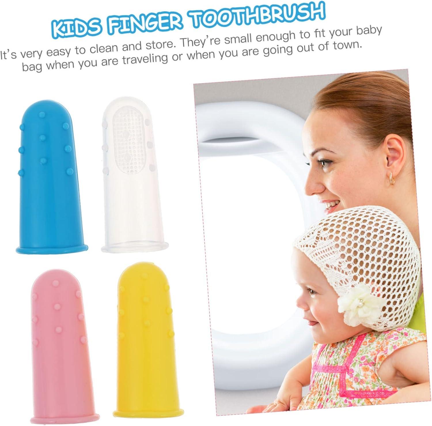 Minkissy 8-Piece Silicone Finger Toothbrush Set for Kids & Pets - Colorful  Children's Toothbrush Toys (1 Pack) | Buy Now with Express International  Delivery