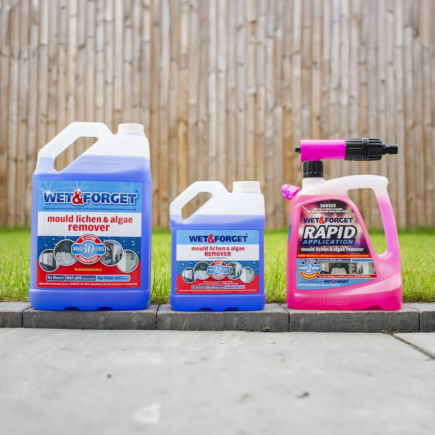 Wet & Rapid Application Mould Lichen and Algae Remover Outdoor