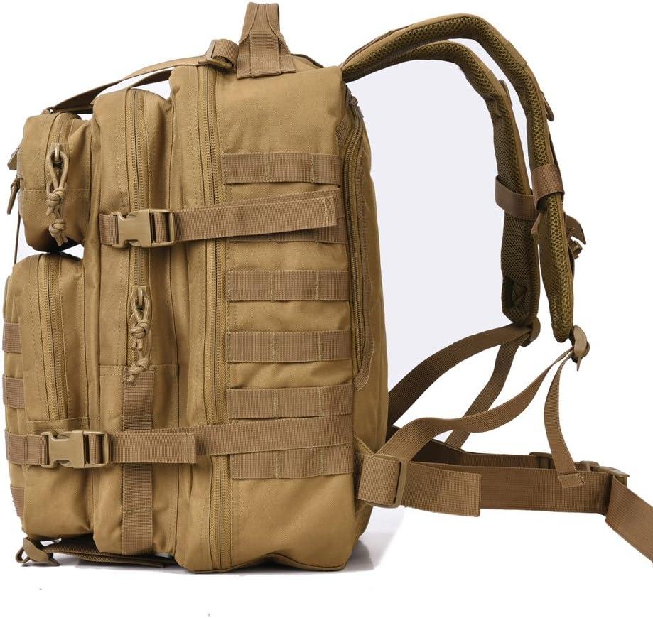  REEBOW GEAR Military Tactical Backpack Large Army 3 Day Assault  Pack Molle Bag Boys Backpacks for School Army Green : Sports & Outdoors