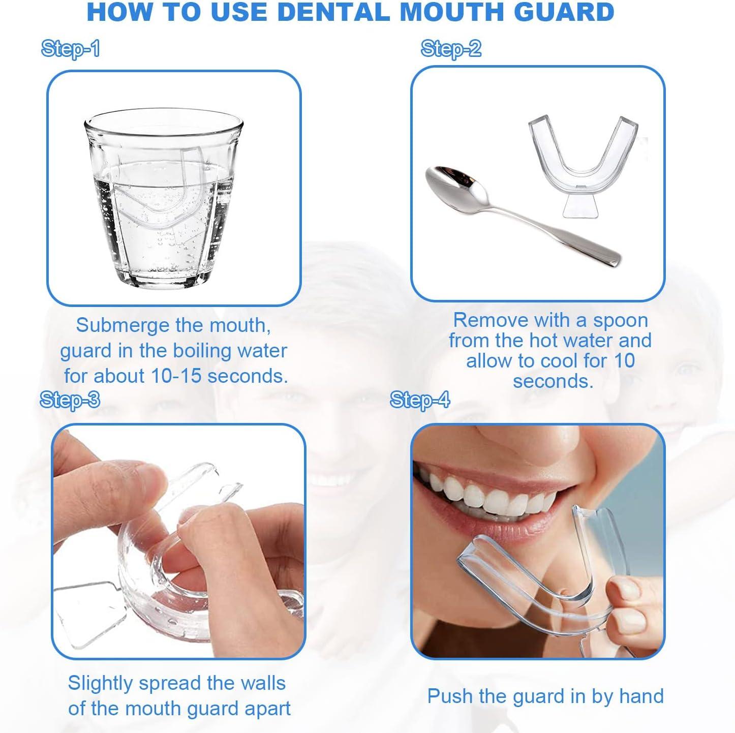 VIKSAUN 10 Pieces Teeth Whitening Mouth Trays Mouth Guards for Teeth