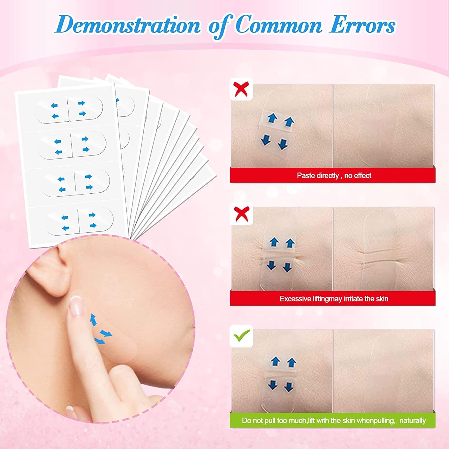 Invisible Face Lift Tape Instant Facelift Solution for Wrinkles and