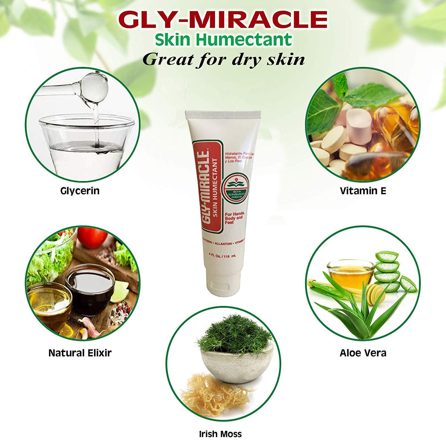 GLY MIRACLE Skin Humectant 4 Ounce Tube Original Formula Deep