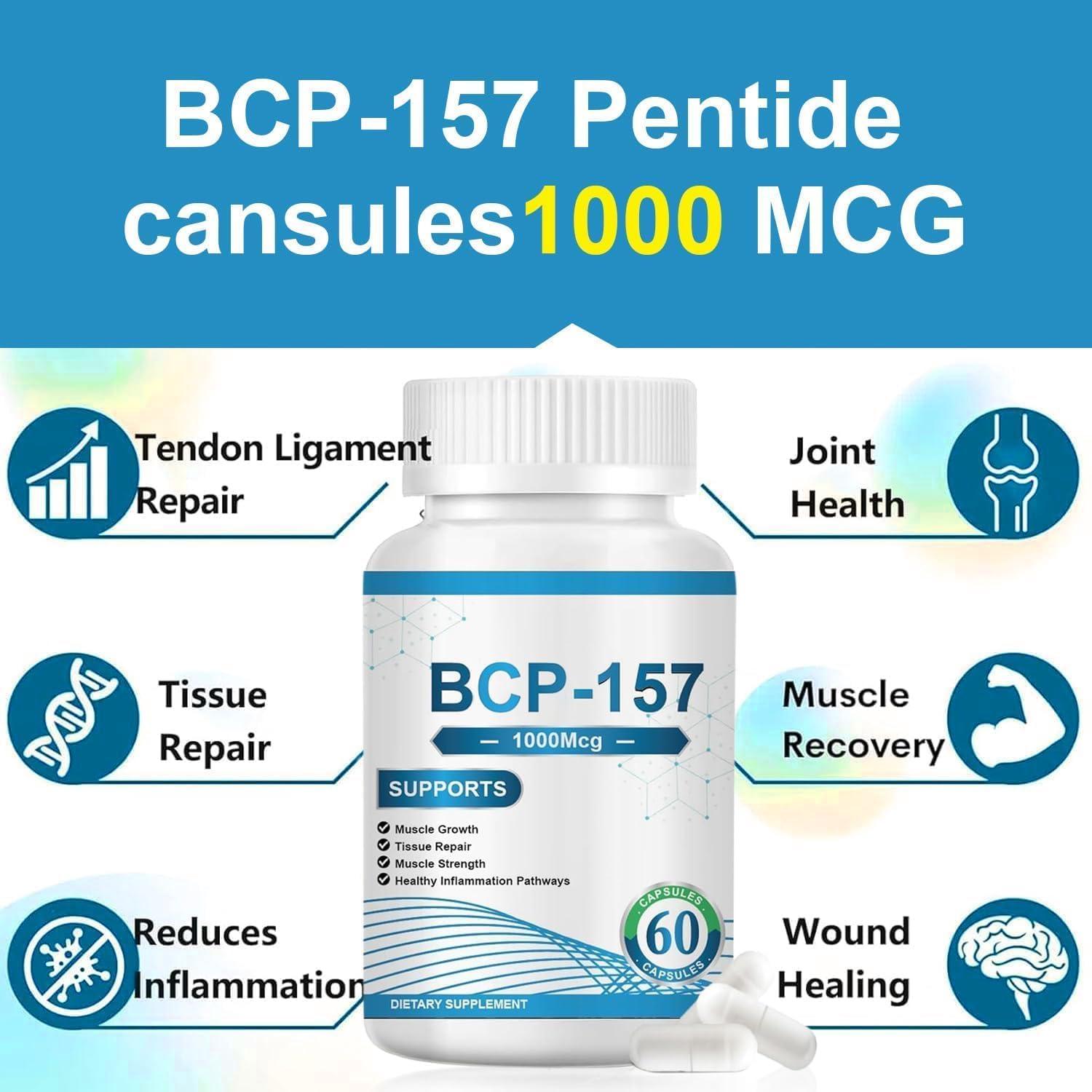 BPC 157 Peptide Capsules, High Potency BPC157, New Protective Compound BPC - 157, BPC-157 for Muscle & Workout Recovery for Faster Recovery and Gut Healing, Gluten Free, Non-GMO, 60 Capsules | Buy BPC 157 Peptide Capsules, High Potency BPC157, New Protective Compound BPC - 157, BPC-157 for Muscle & Workout Recovery for Faster Recovery and Gut Healing, Gluten Free, Non-GMO, 60 Capsules | Buy