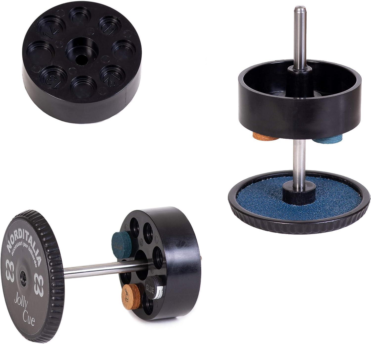 Norditalia Jolly Cue Repair Tool 2 in 1 for Sanding Flattening Billiard ...