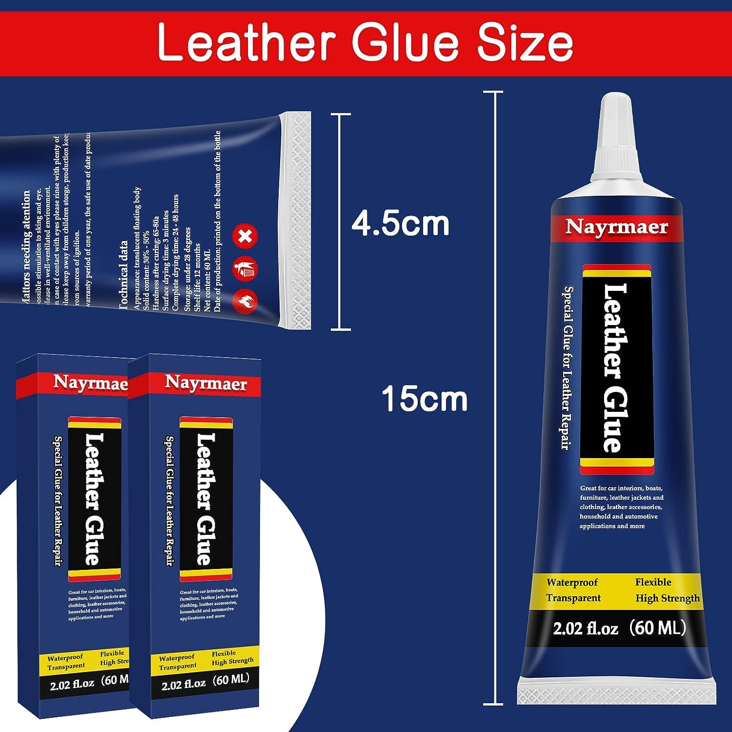 Leather Glue - 30g Leather Glue Adhesive, Clear Super Glue for Bonding  Between Leather and Leather, Leather and Others Materials, Suitable for All