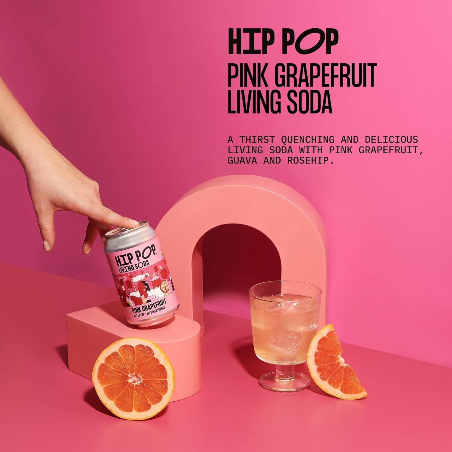 Hip Pop Kombucha, Mixed Flavour Case, Low Calorie, 100% Natural, Vegan, 24 X 33 - View #9