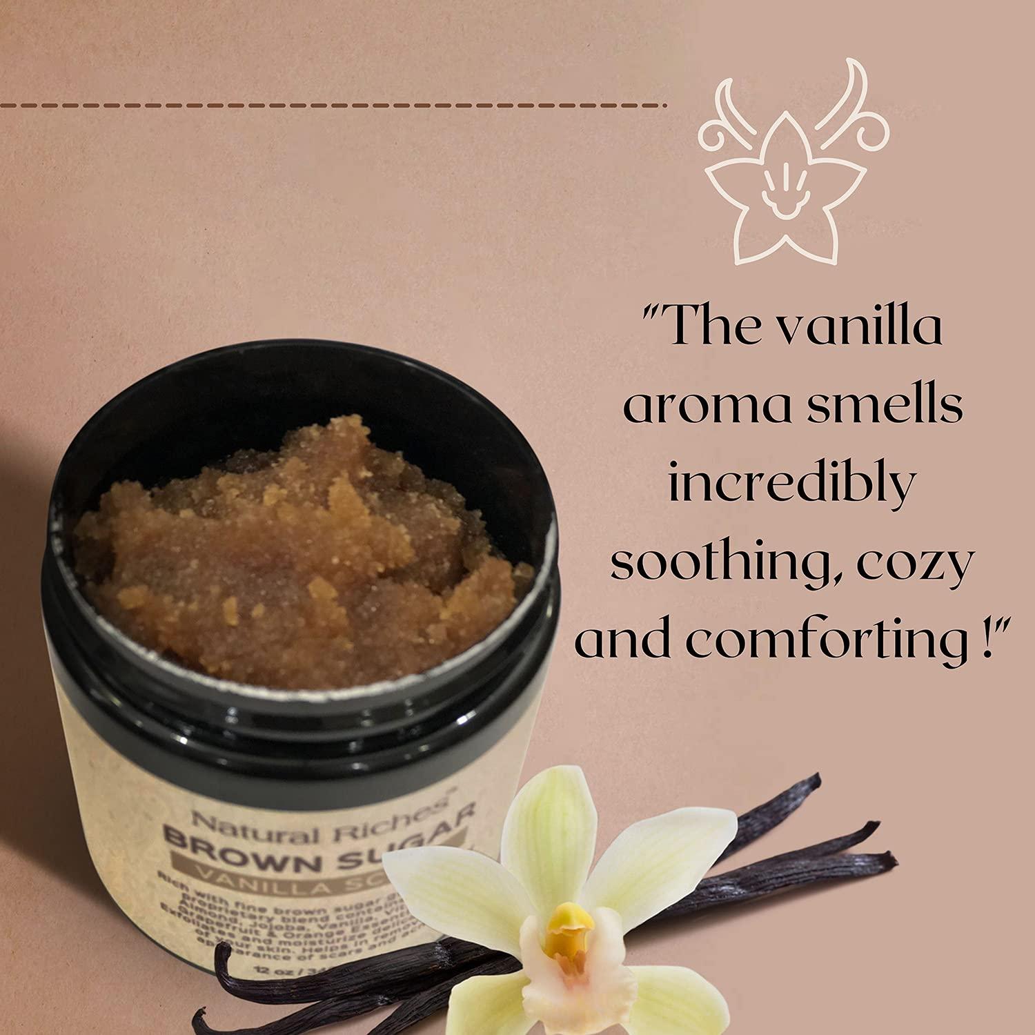 Natural Riches Brown Sugar Exfoliating Body Scrub with Vanilla for