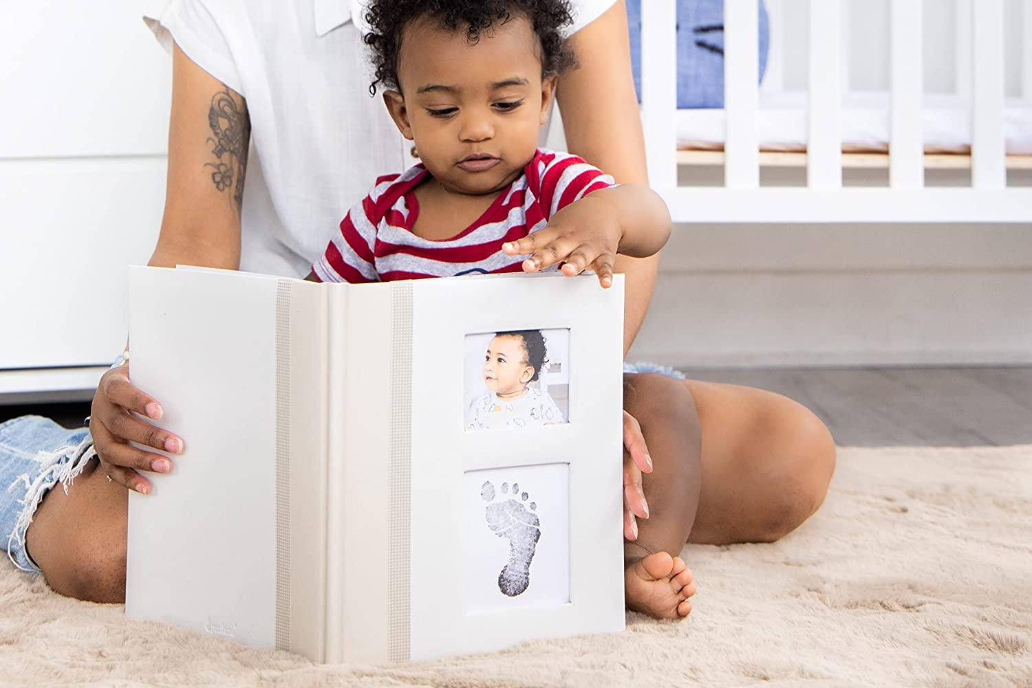 Pearhead Baby Memory Book with Clean-Touch Ink Pad Baby's First