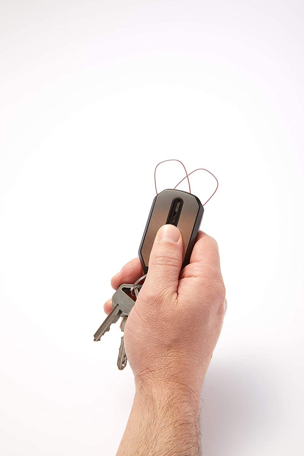 ThinOptics Keychain Case Rectangular Reading Glasses Black 2 x