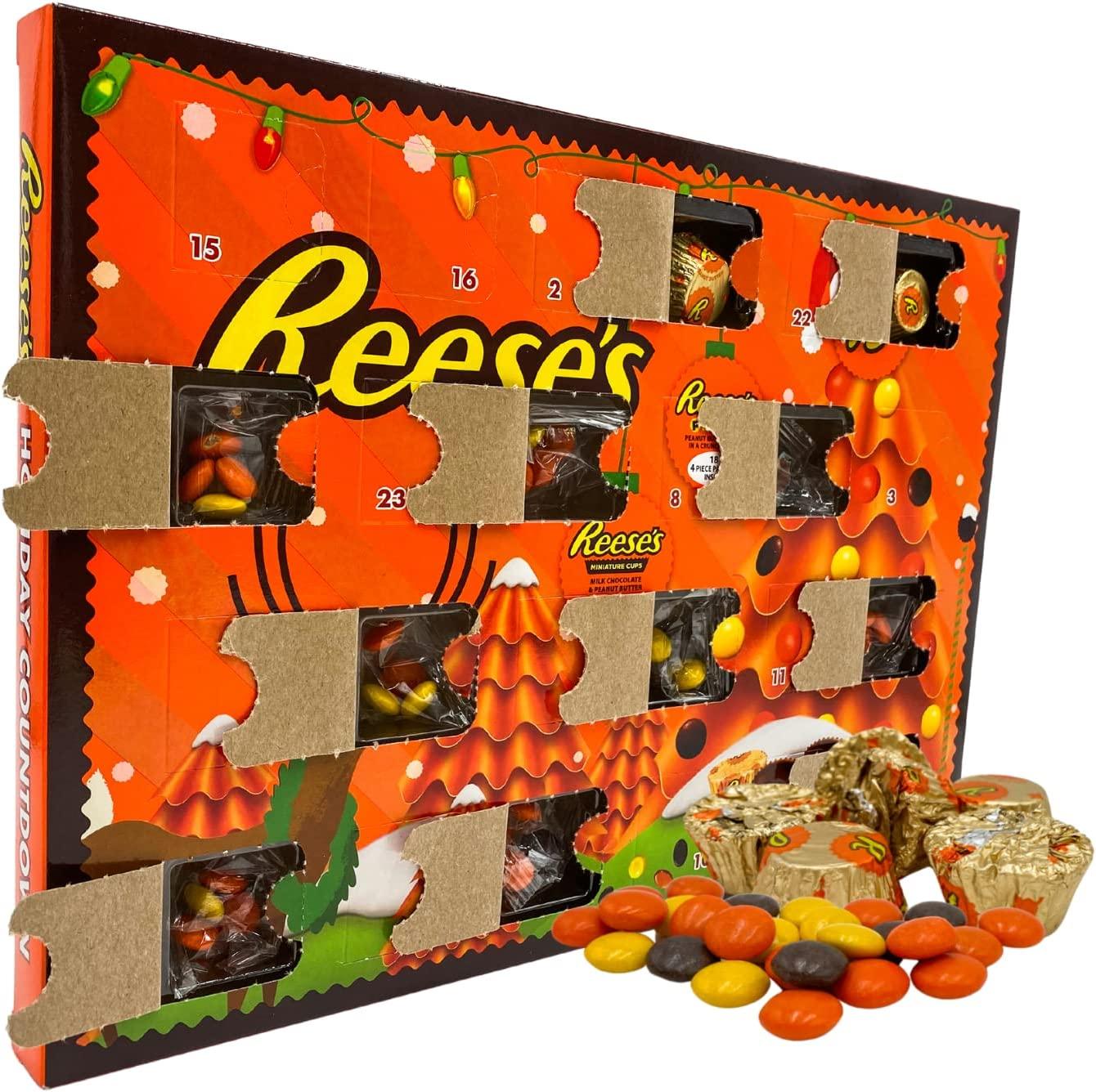 2022 Hershey Chocolate Advent Calendar Christmas Gift Set, Reese's