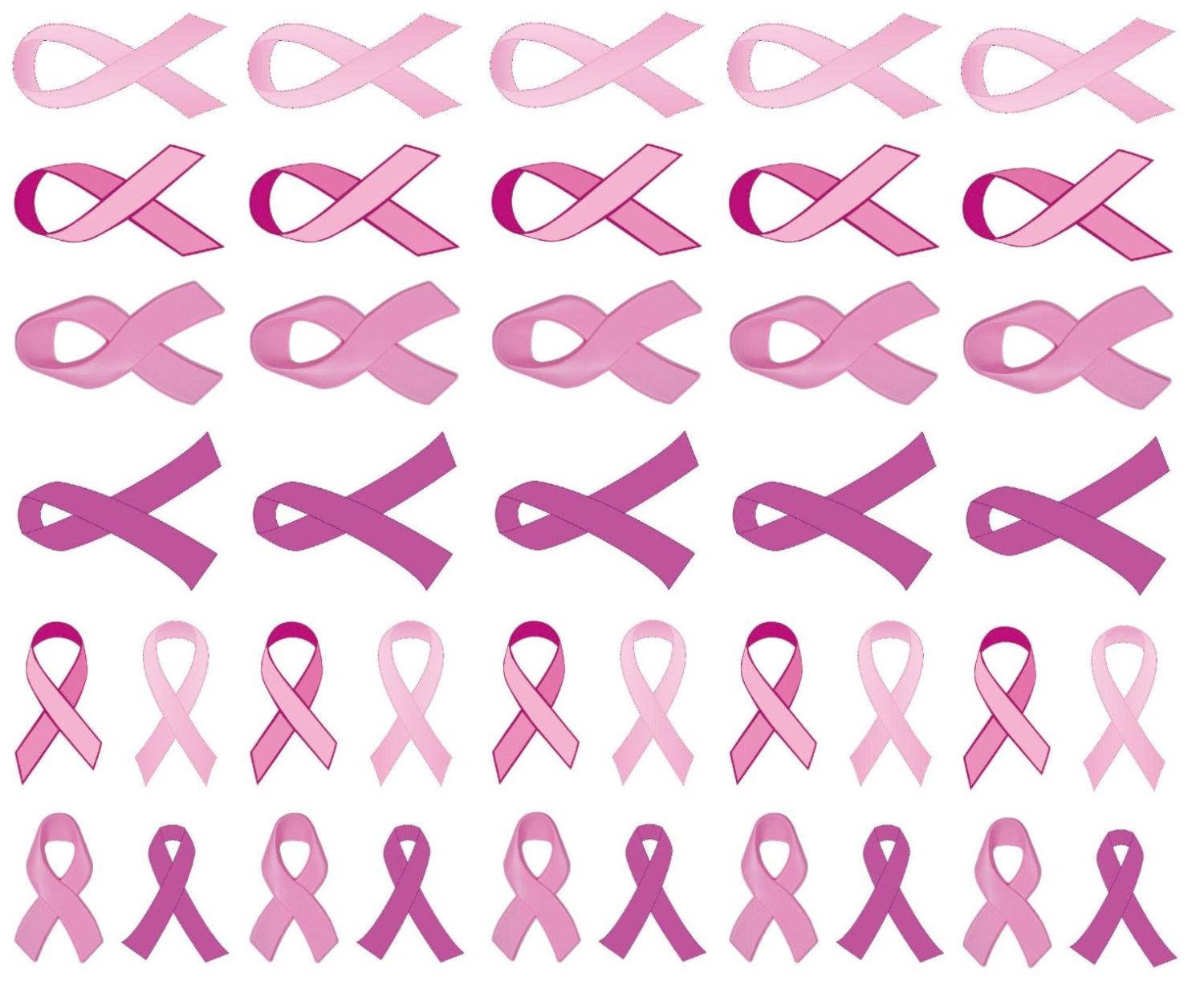 40 Pink Ribbon Temporary Tattoos Breast Cancer Awareness Tattoo (5