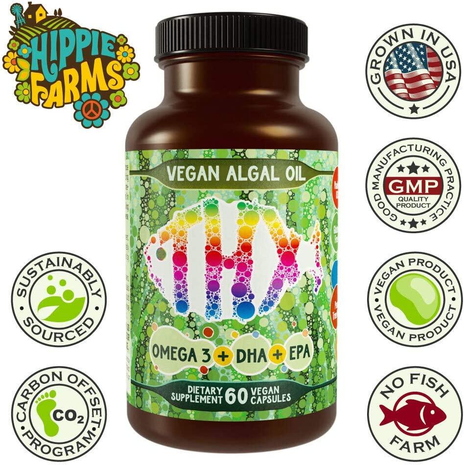 Vegan Omega 3 Algae Oil with DHA EPA The Ultimate FishLess Oil Blend
