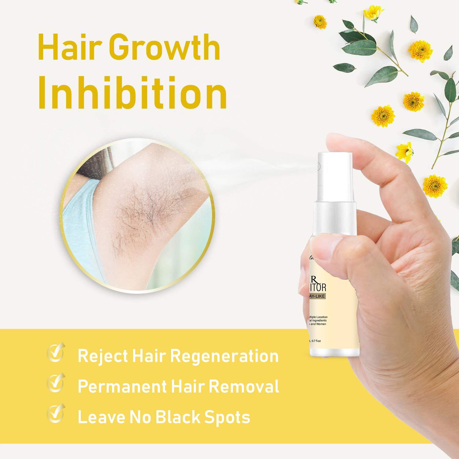 Hair Inhibitor, Painless Hair Regrowth Inhibitor Spray, Apply after