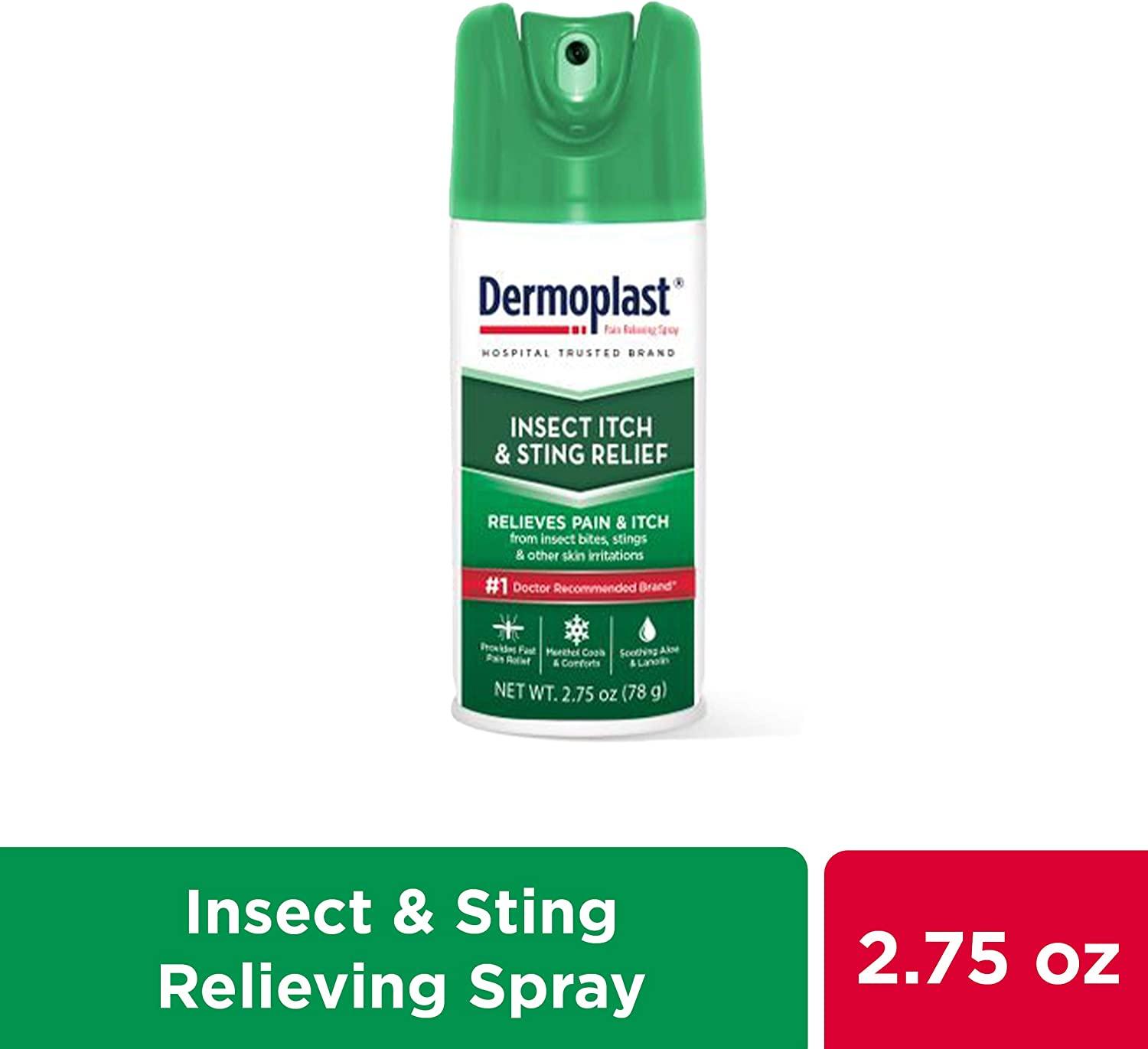 Dermoplast Insect Itch and Sting Pain Relief Spray for Bug Bites