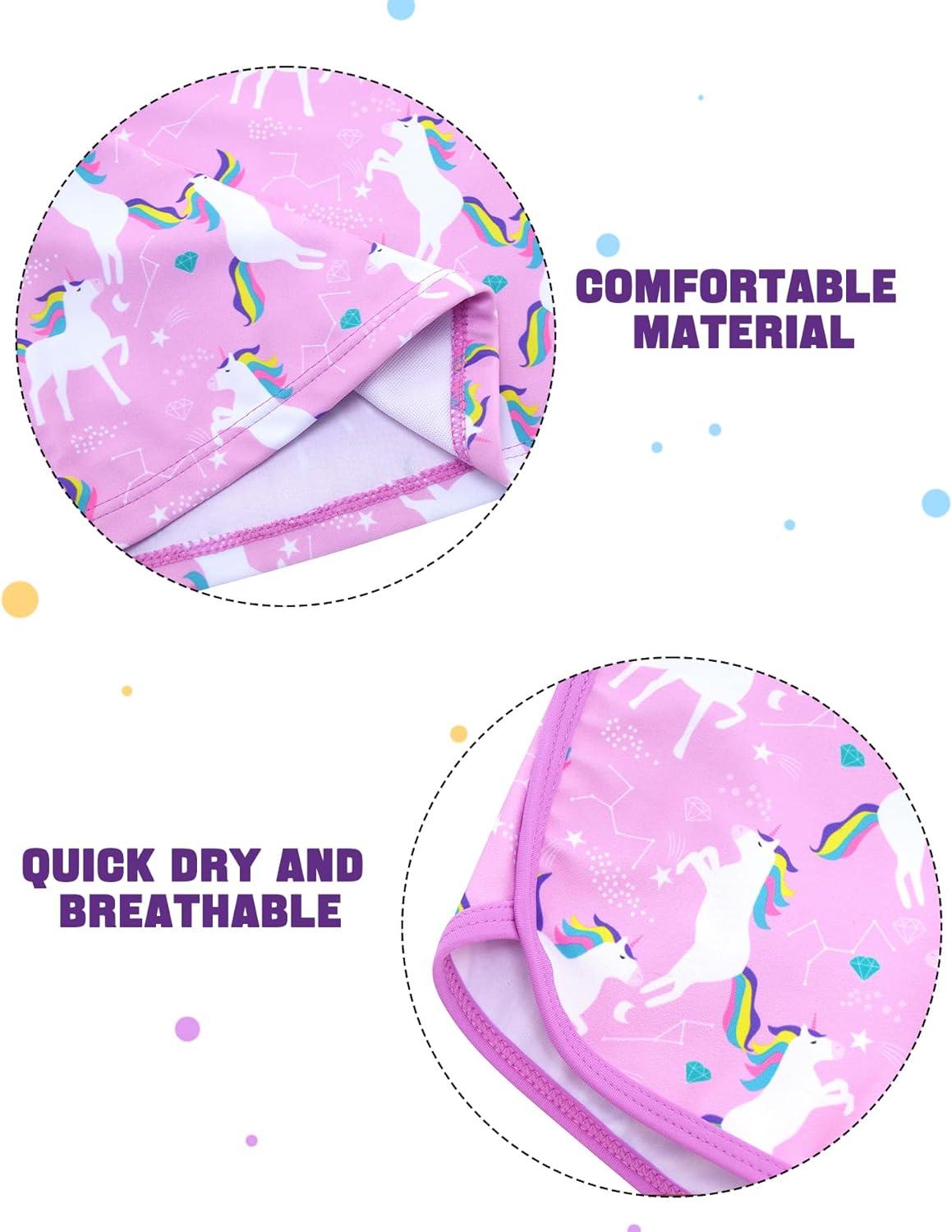 Girls Long Sleeve Two-Piece Swimsuit Set - Tropic of Unicorn™ main image 0