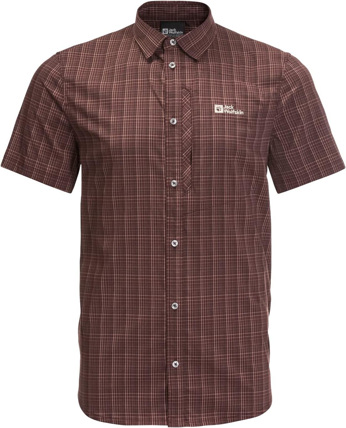 Jack Wolfskin Men's Rays Stretch Vent Shirt Atacama Red L