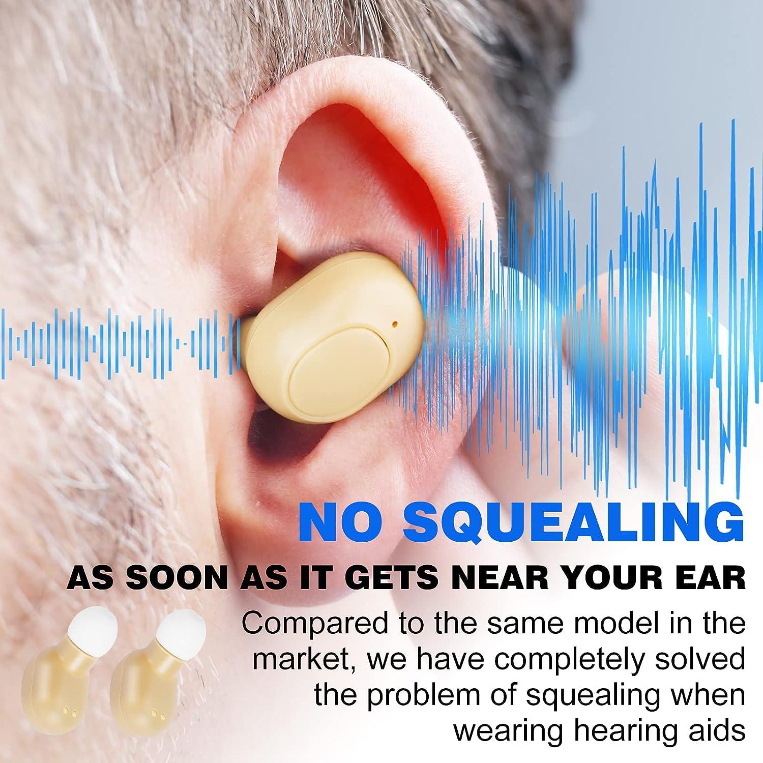 Hearing Aids Mini Hearing Amplifiers with Noise Cancelling Rechargeable