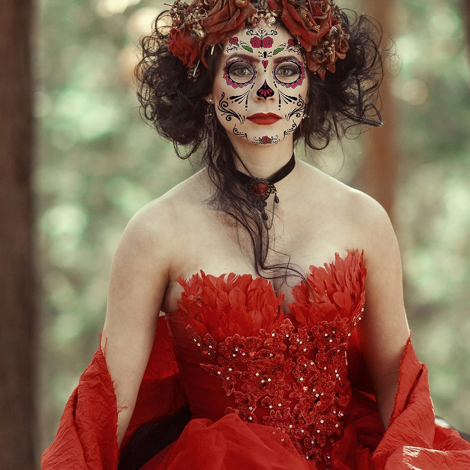 Day of the dead red cheap dress