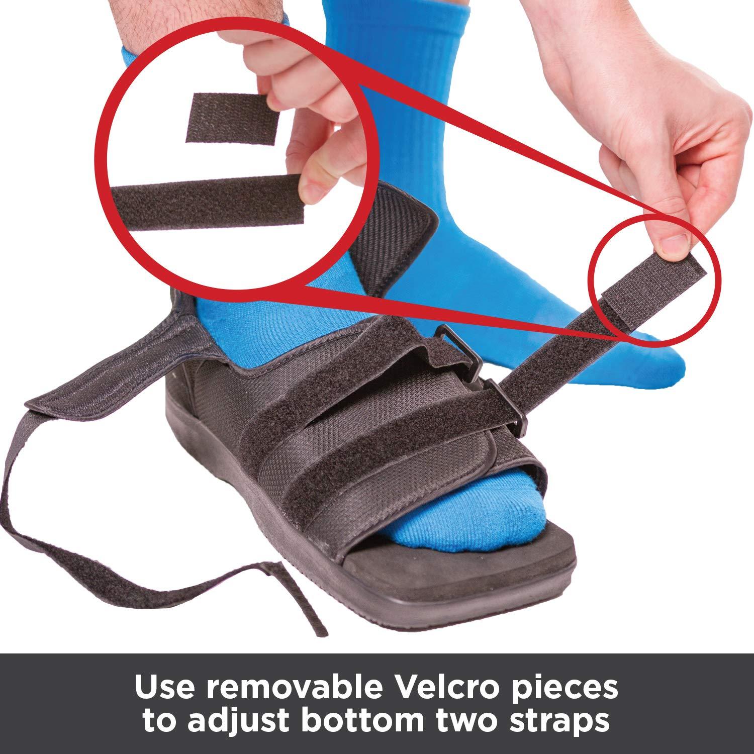 BraceAbility Postop Shoe for Broken Foot or Toes Medical / Surgical