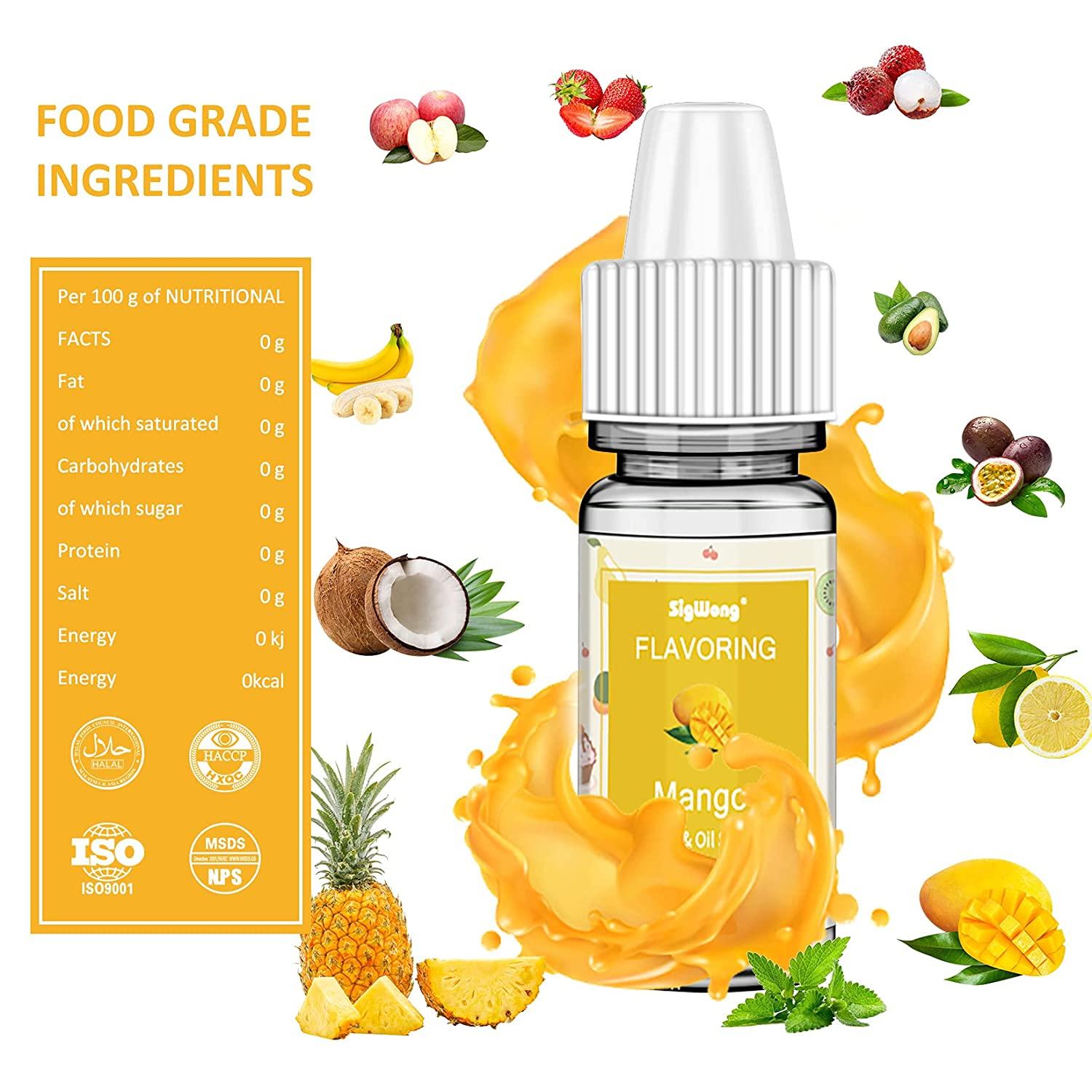 Food Flavoring Oil, 24 Liquid Lip Gloss Flavoring Oil