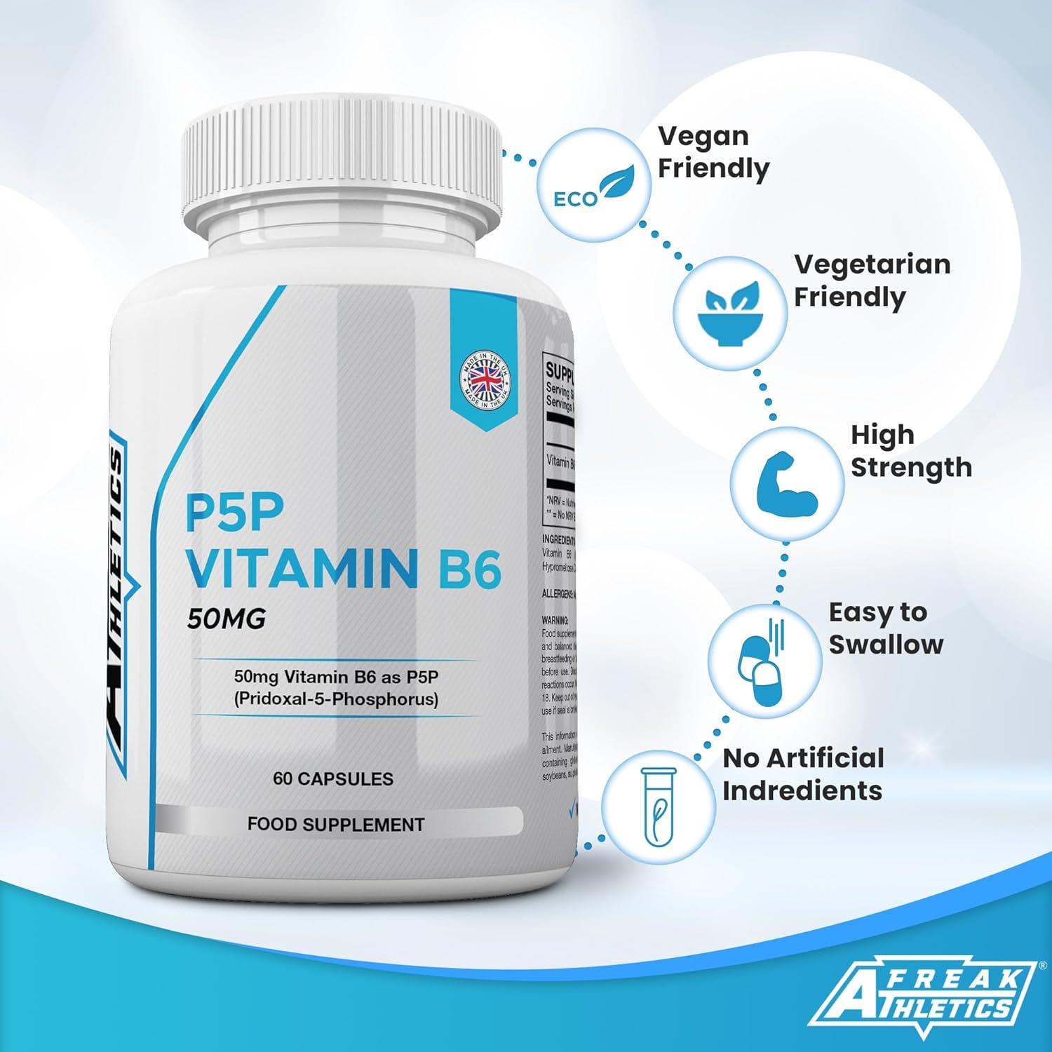 Vitamin B6 P5P 50mg Activated Vitamin B6 Pyridoxal5'Phosphate